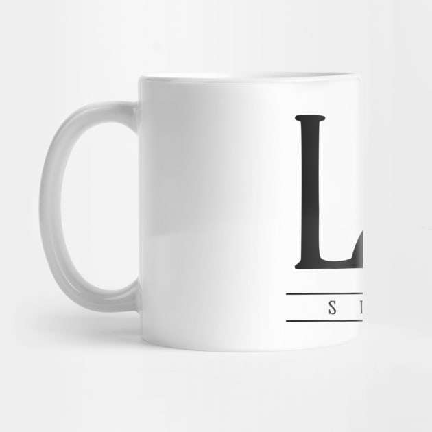 LX (Sixty) Black Roman Numerals by VicEllisArt